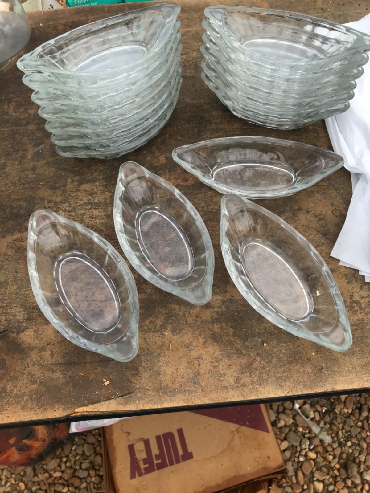 Vintage Banana split bowls Vintage Banana split bowls