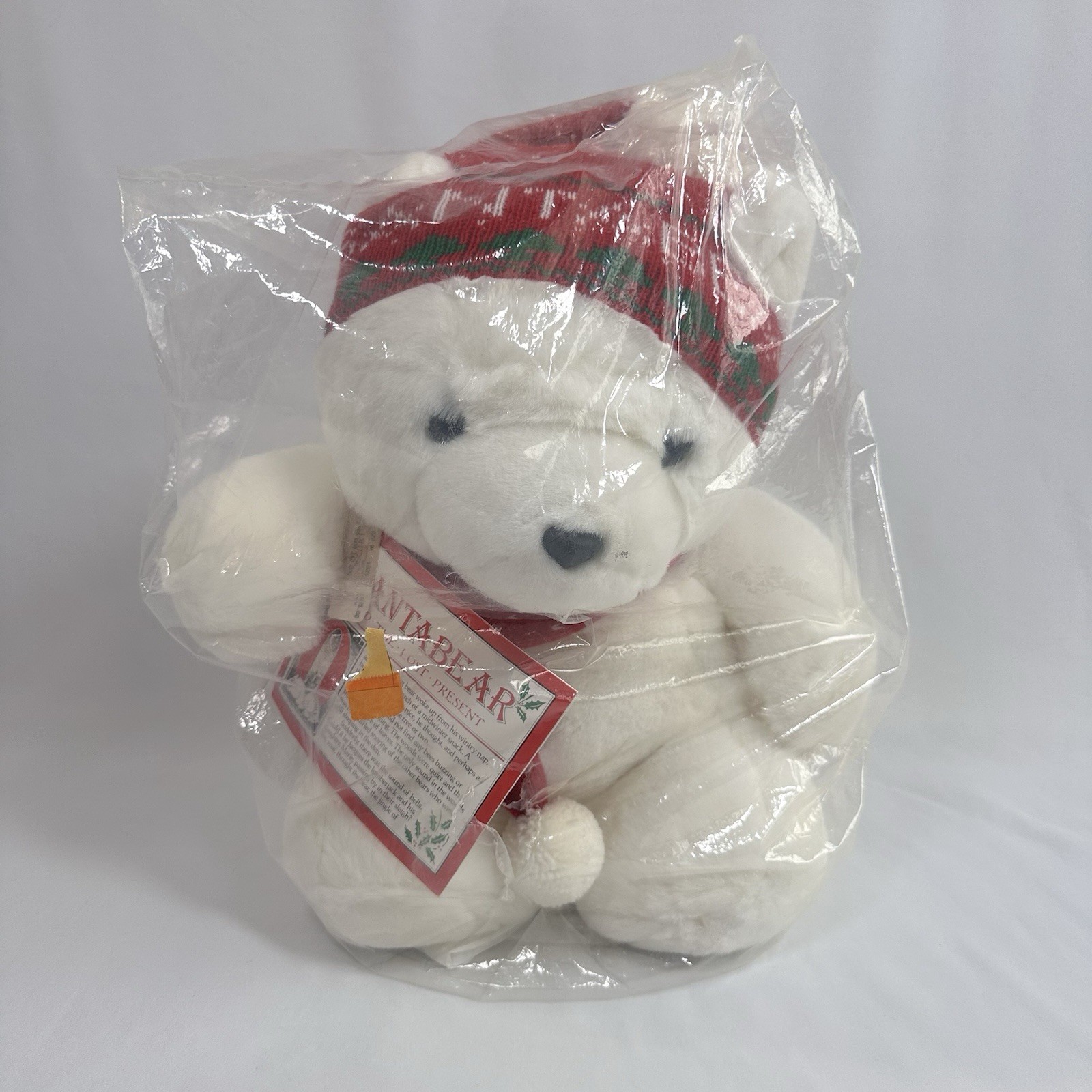 Vtg 1985 Dayton Hudson Santa Bear 1st Edition SEALED IN BAG Deadstock MIP NOS Vtg 1985 Dayton Hudson Santa Bear 1st Edition SEALED IN BAG Deadstock MIP NOS