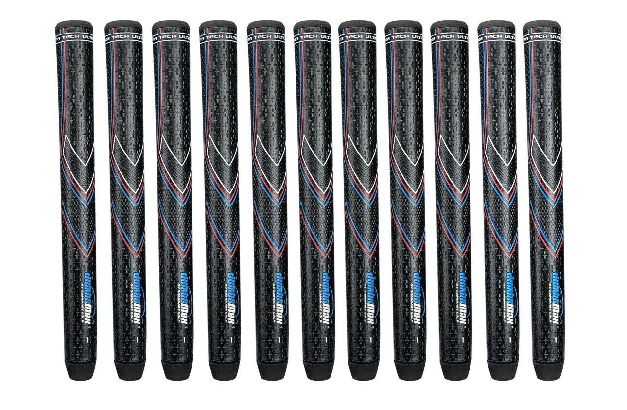 JumboMax STR8 Tech Ultralite Non-Tapered Swing Golf Grips Choose Size Quantity JumboMax STR8 Tech Ultralite Non-Tapered Swing Golf Grips Choose Size Quantity