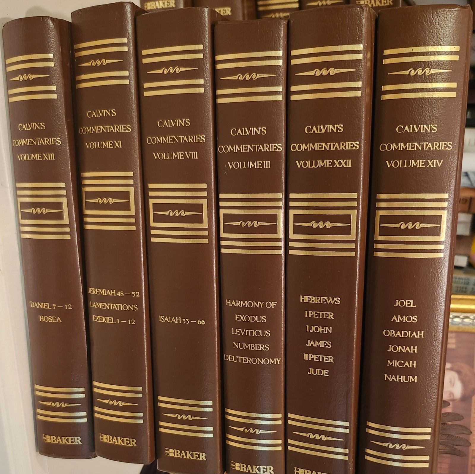 11 Calvin's Commentaries Baker 2003 Selling Individually Read Descript
