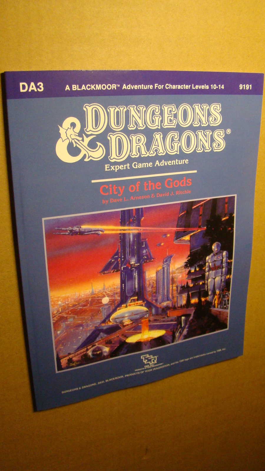 MODULE DA3 - CITY OF THE GODS *NEW NM/MT 9.8 NEW MINT* DUNGEONS DRAGONS