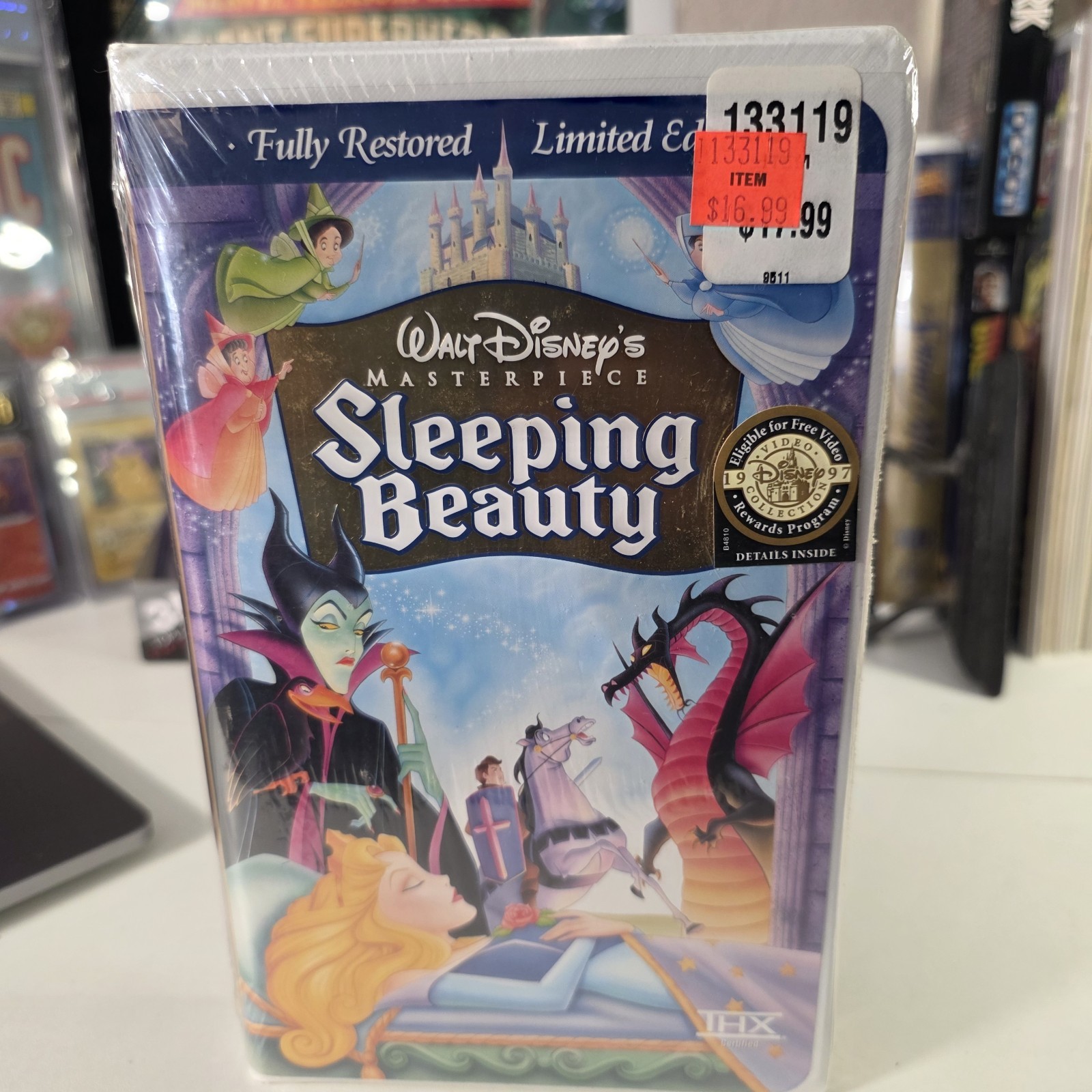 NEW SEALED Sleeping Beauty (Limited Edition) (VHS, 1997) Collector\'s Rare Disney