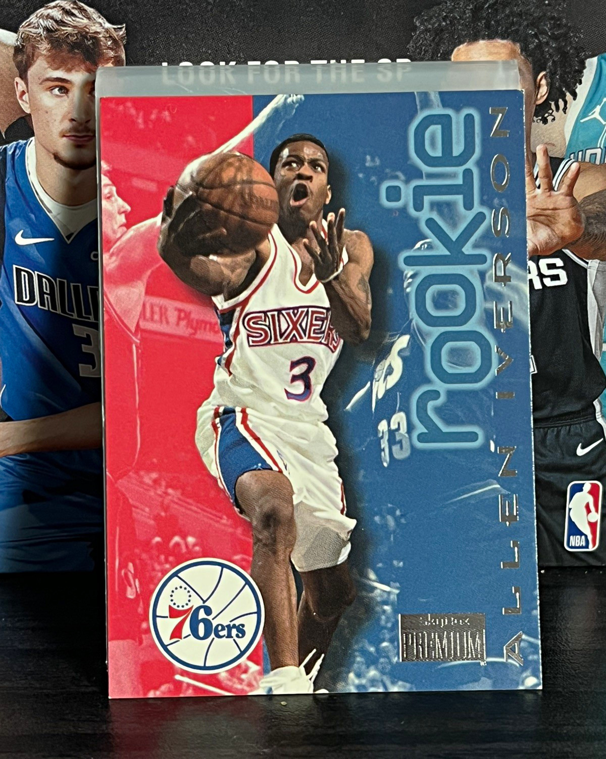 1996-97 Skybox Premium ALLEN IVERSON Philadelphia 76ers #216 Rookie 1996-97 Skybox Premium ALLEN IVERSON Philadelphia 76ers #216 Rookie