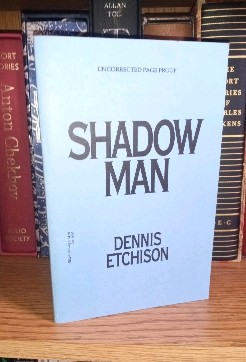 Dennis Etchison, SHADOW MAN, ARC, Uncorrected Proof, DELL ABYSS, VG Dennis Etchison, SHADOW MAN, ARC, Uncorrected Proof, DELL ABYSS, VG