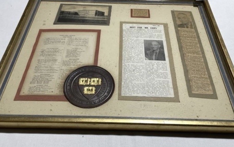 Harvard University Framed College Memorabilia Harvard Songs with Seal Mid-Cen. Harvard University Framed College Memorabilia Harvard Songs with Seal Mid-Cen.