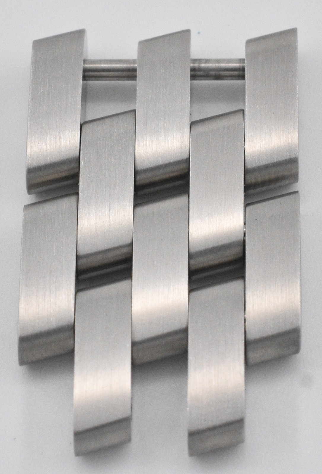 Breitling 18mm 5 Row Pilot Brushed Stainless Steel Rounded Bracelet Link OEM