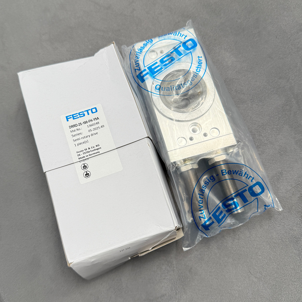 Brand New Rotary cylinder DRRD-25-180-FH-Y9A 1360248 for FESTO DRRD25180FHY9A