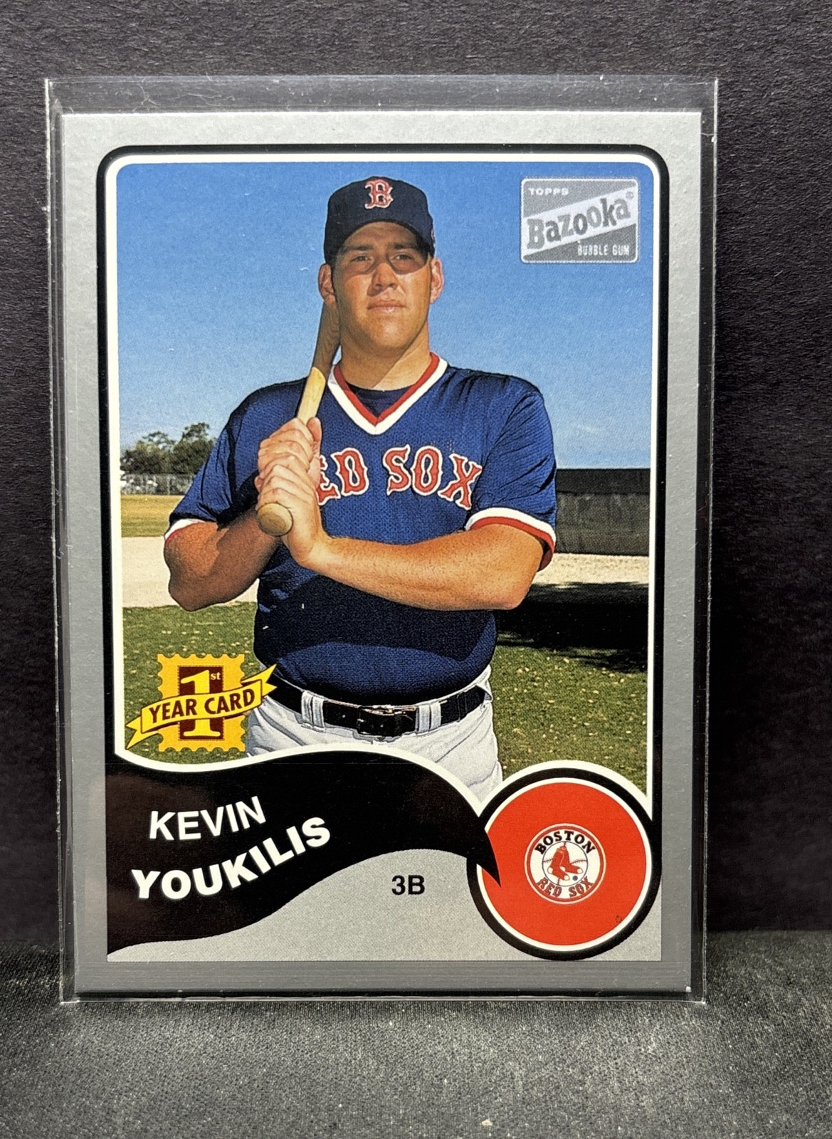 2003 Topps Bazooka - Kevin Youkilis #182 Silver Border (RC) 2003 Topps Bazooka - Kevin Youkilis #182 Silver Border (RC)