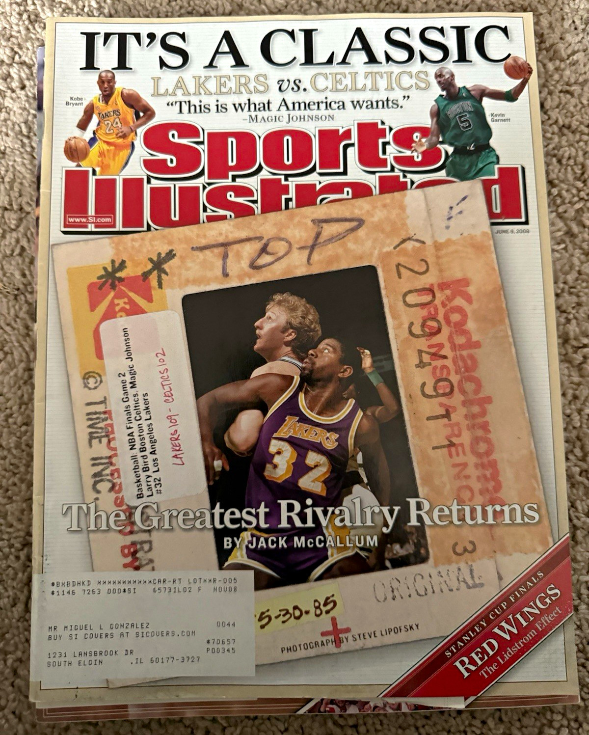Sports Illustrated Lakers vs. Celtics Sports Illustrated Lakers vs. Celtics