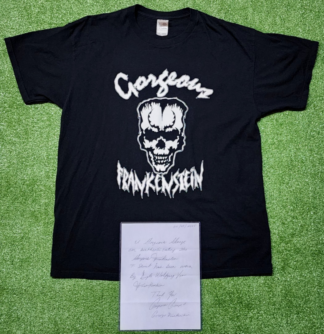 Doyle Wolfgang Von Frankenstein WORN Shirt Gorgeous Frankenstein w/ LOA Misfits Doyle Wolfgang Von Frankenstein WORN Shirt Gorgeous Frankenstein w/ LOA Misfits