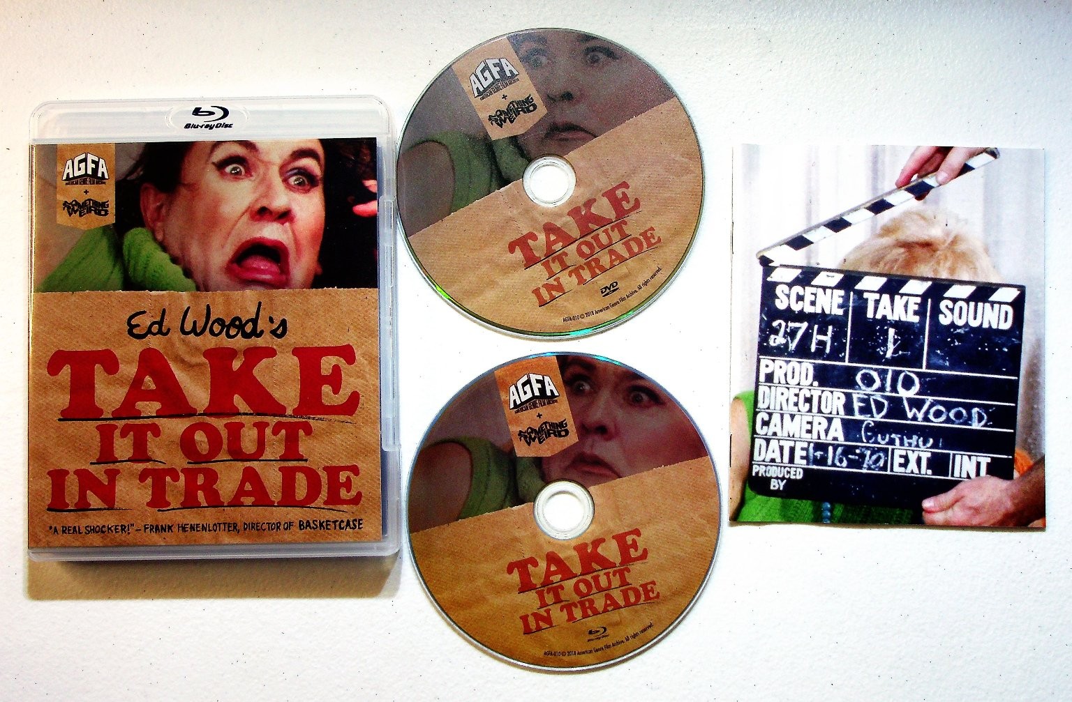 Ed Wood\'s Take It Out In Trade Blu-ray 1970 AGFA Something Weird