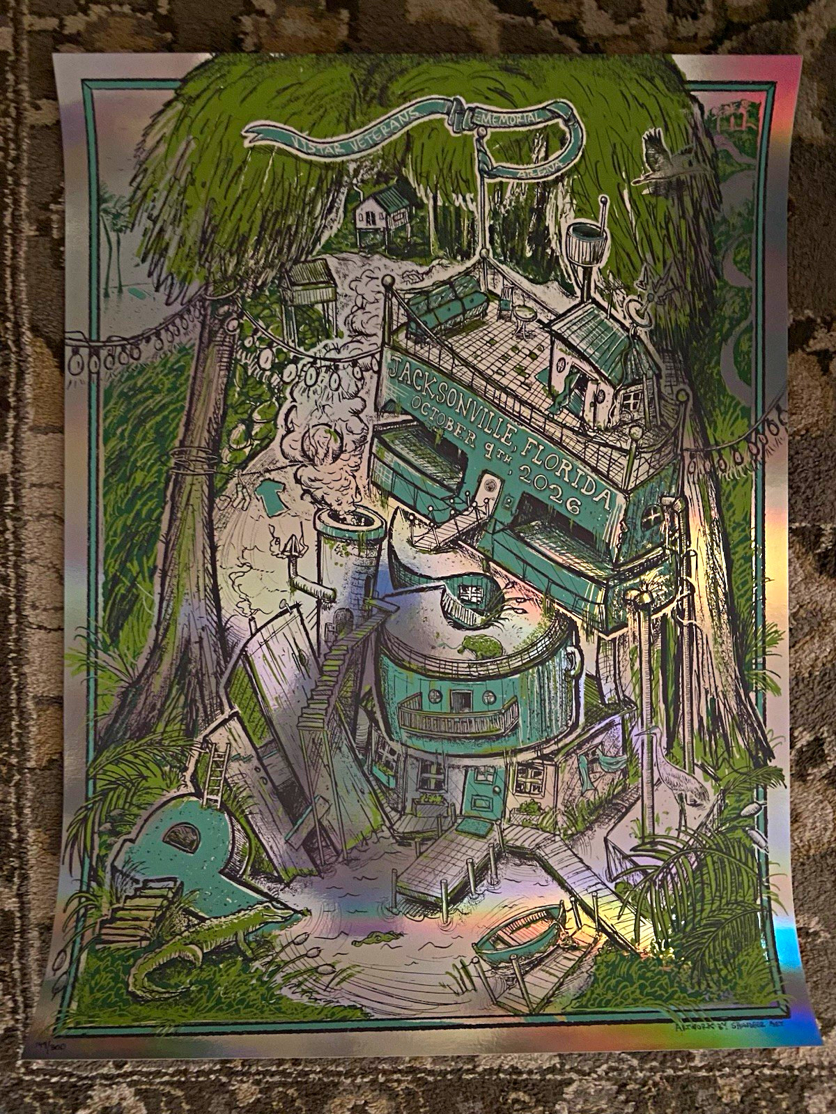 PHISH Limited Numbered Print Jacksonville FL 2026 PHISH Limited Numbered Print Jacksonville FL 2026