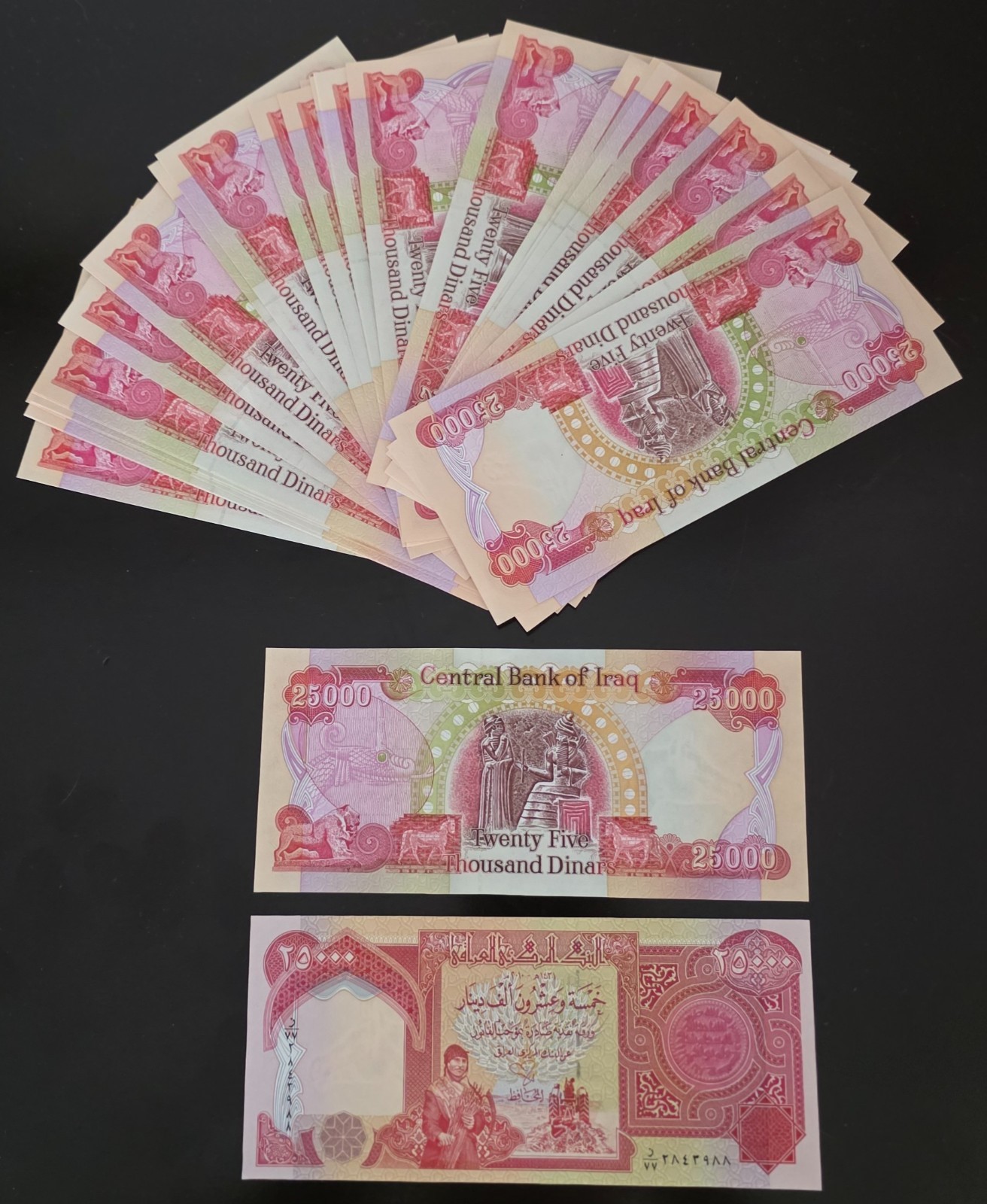 1 MILLION Iraqi Dinar IQD UNCIRCULATED 40 x 25,000  100% AUTHENTIC