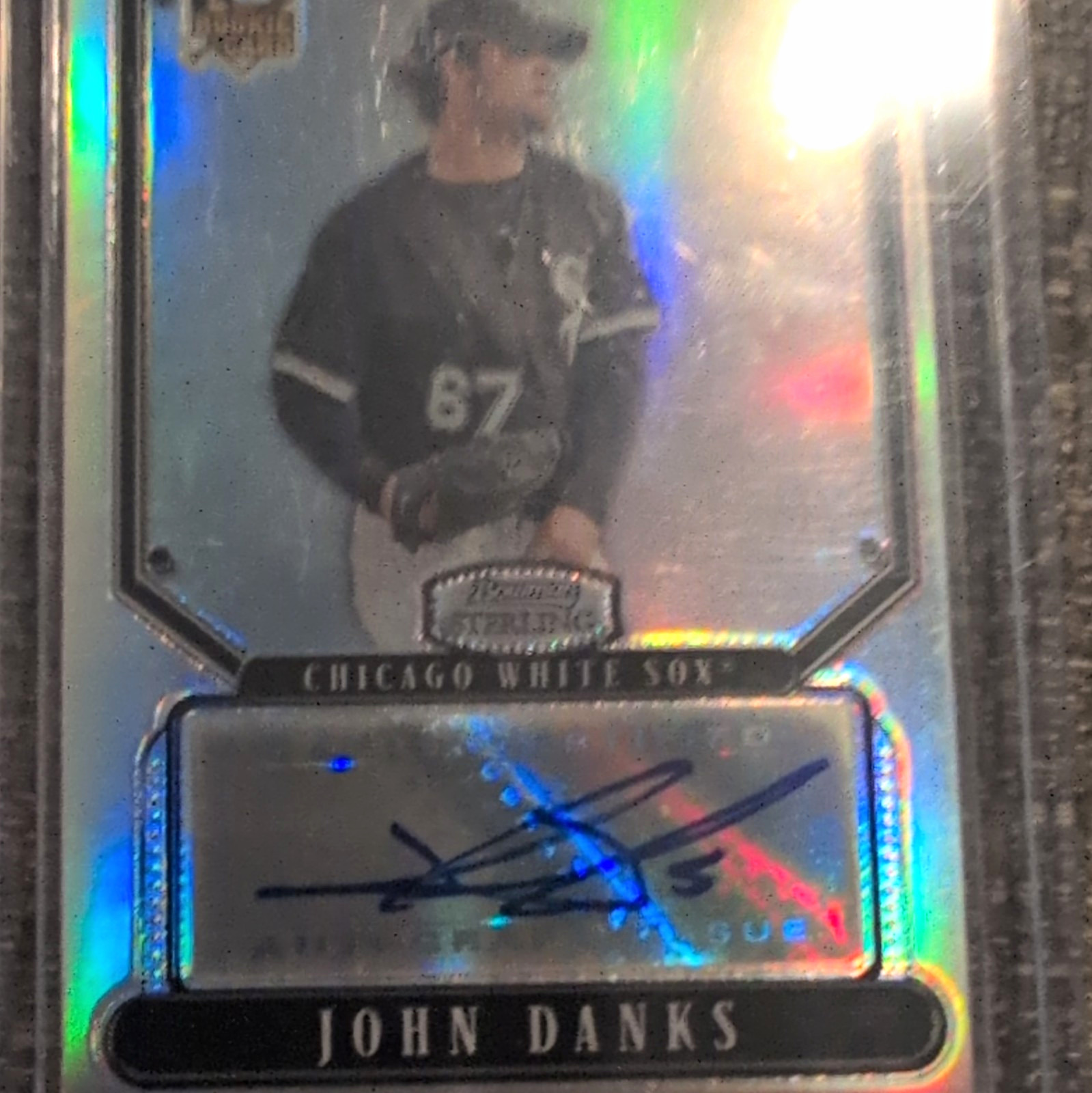 Topps 2007 Bowman Sterling John Danks RC Auto Refractor /199 BGS White Sox