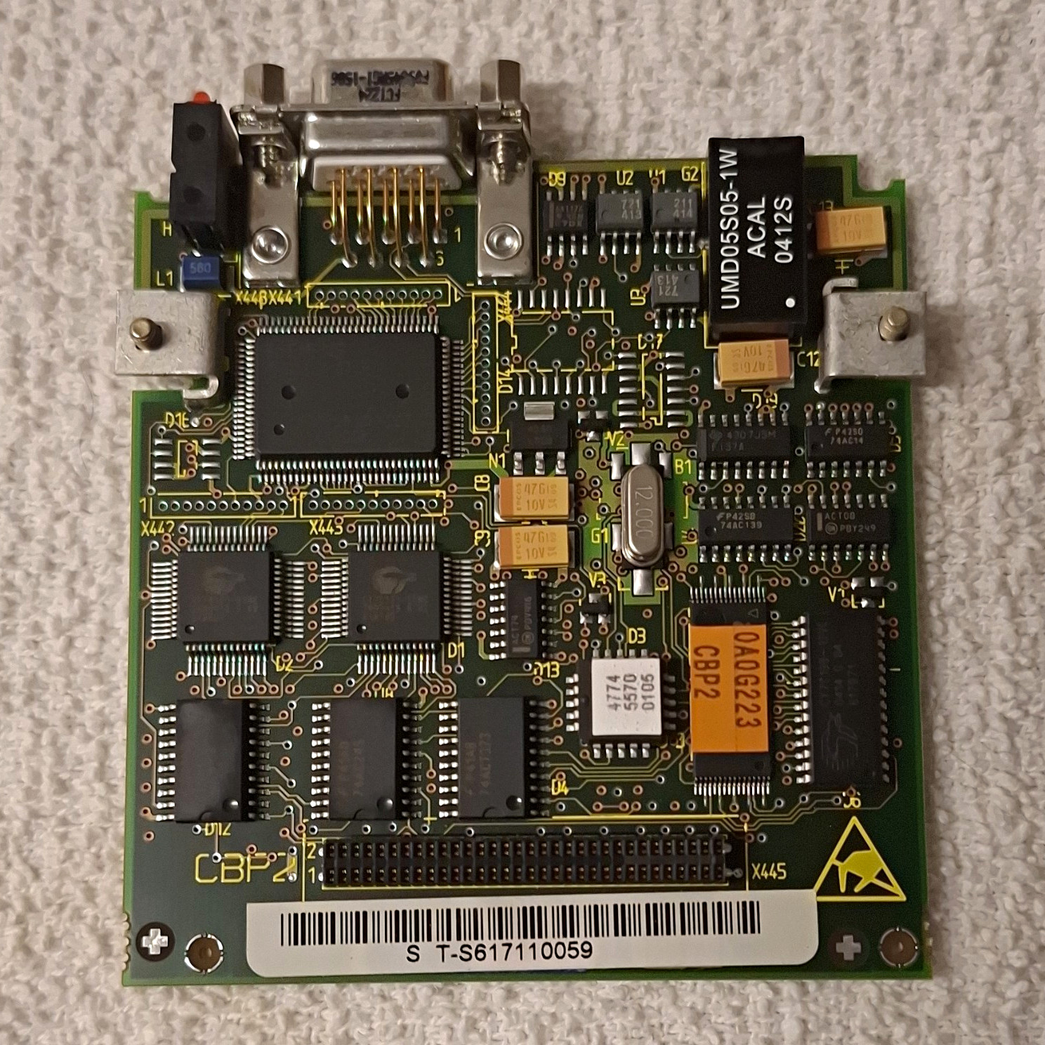 Siemens SIMOVERT CBP2 Industrial Controller Circuit Board 6SX7010-0FF05 Siemens SIMOVERT CBP2 Industrial Controller Circuit Board 6SX7010-0FF05