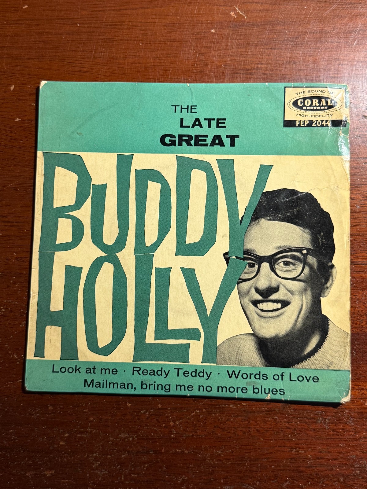The Late Great Buddy Holly Coral EP Picture Sleeve FEP 2044 The Late Great Buddy Holly Coral EP Picture Sleeve FEP 2044
