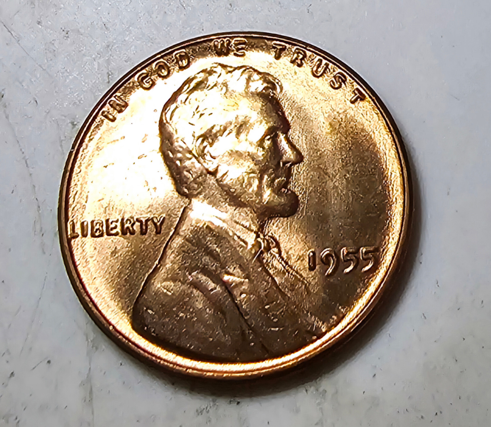 1955 P Lincoln Wheat Cent Choice BU 1c Brilliant Uncirculated OBW Superb Detail 1955 P Lincoln Wheat Cent Choice BU 1c Brilliant Uncirculated OBW Superb Detail