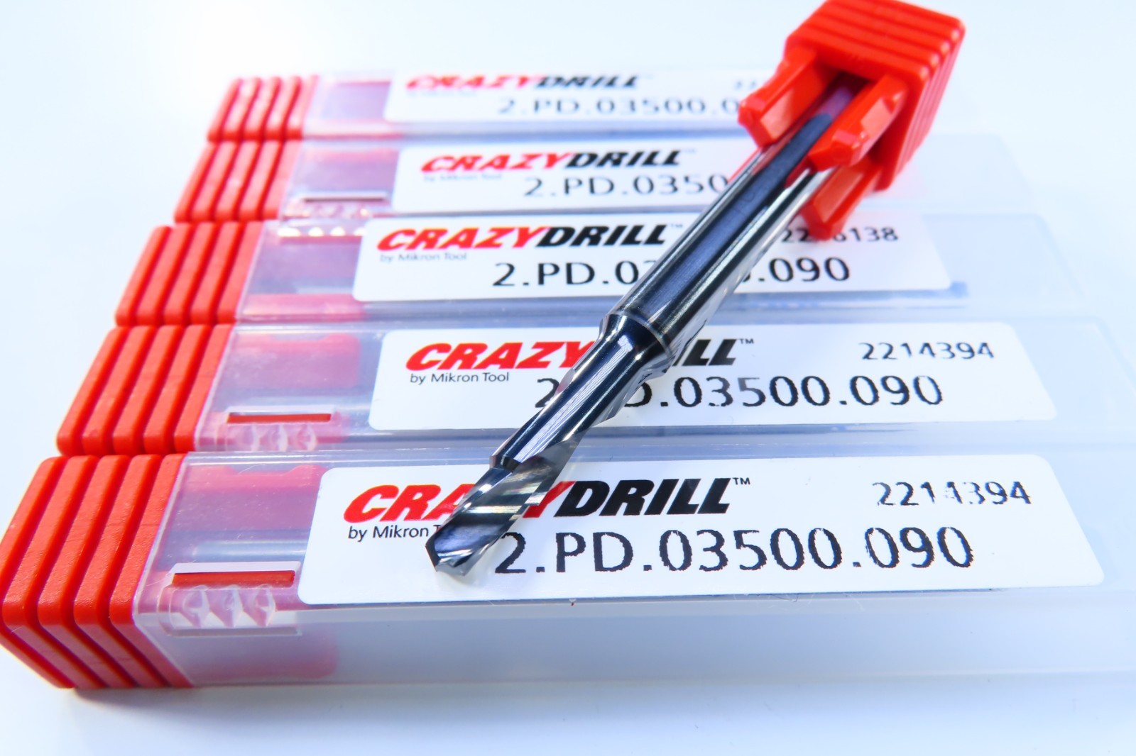 LOT ( 6 ) NEW MIKRON TOOL CRAZYDRILL .1378\