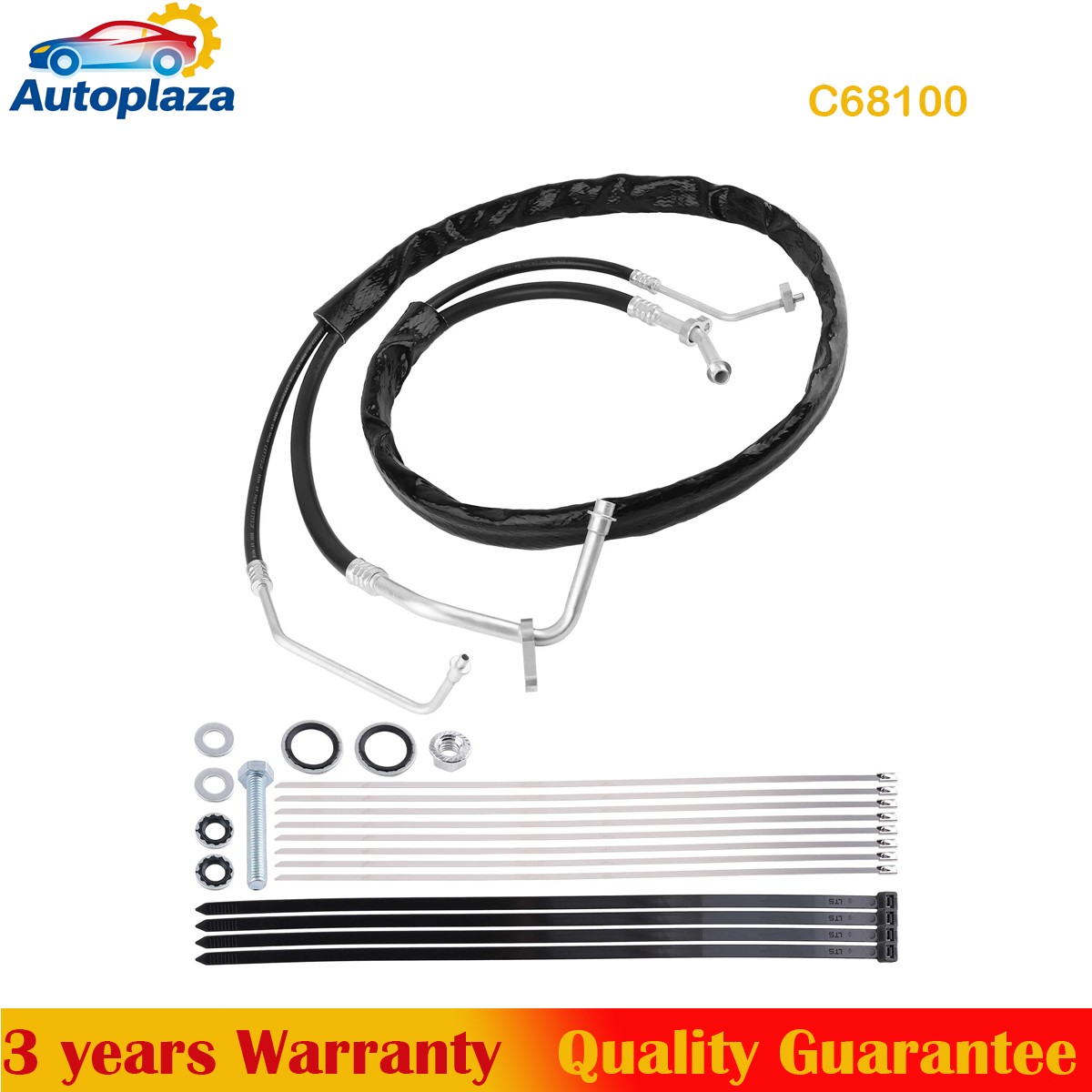 New All 2012-2019 Chrysler Town & Country Rear Aux A/C AC Hose Lines Kit