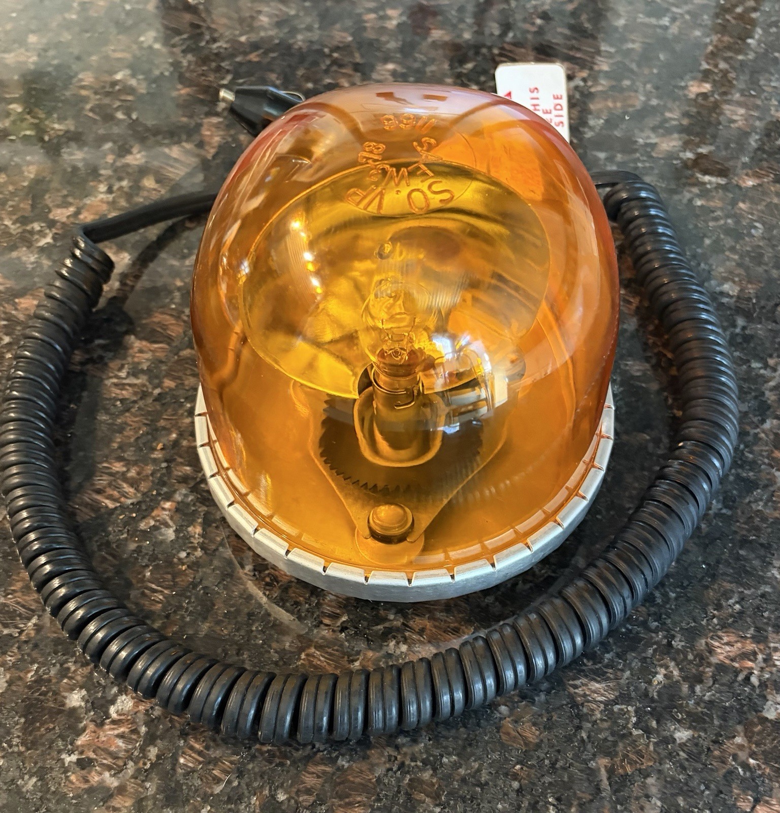 Rare Southern VP 12V Revolving Orange Light MagnetMount Model 1166/1166H Vintage Rare Southern VP 12V Revolving Orange Light MagnetMount Model 1166/1166H Vintage