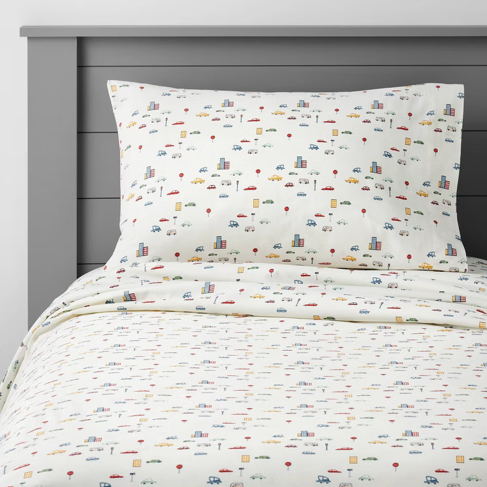 Full City Cars Cotton Kids\' Sheet Set - Pillowfort