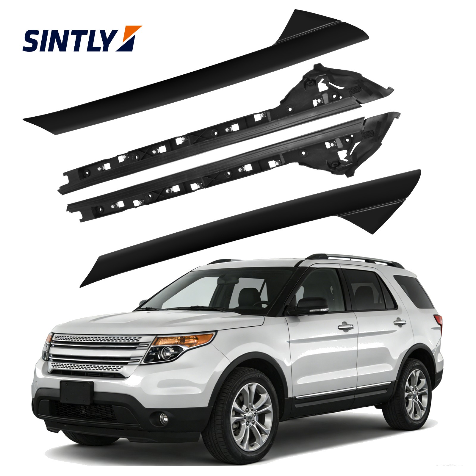 Left Right Side Windshield A Pillar Molding Trim For 2011-2019 Ford Explorer