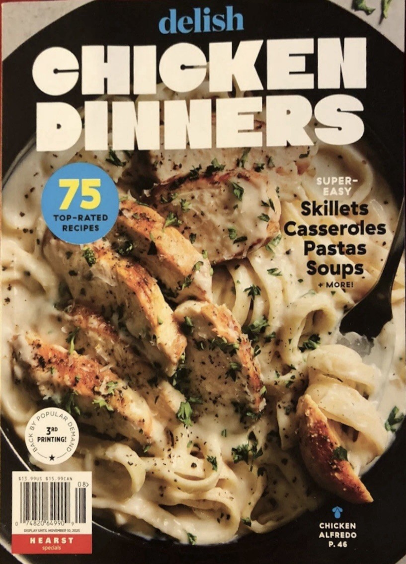 delish Magazine - Chicken Dinners - 75 Top-Rated Recipes November 2025 delish Magazine - Chicken Dinners - 75 Top-Rated Recipes November 2025