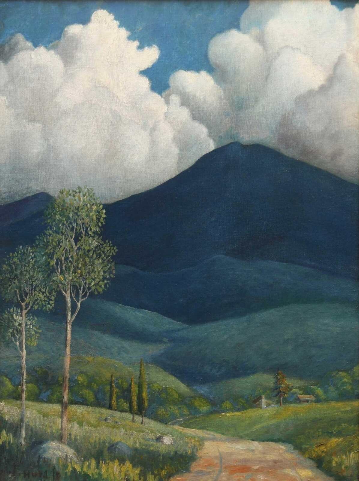 Peter Hurd : Blue Mountain : New Mexico Landscape Art Print