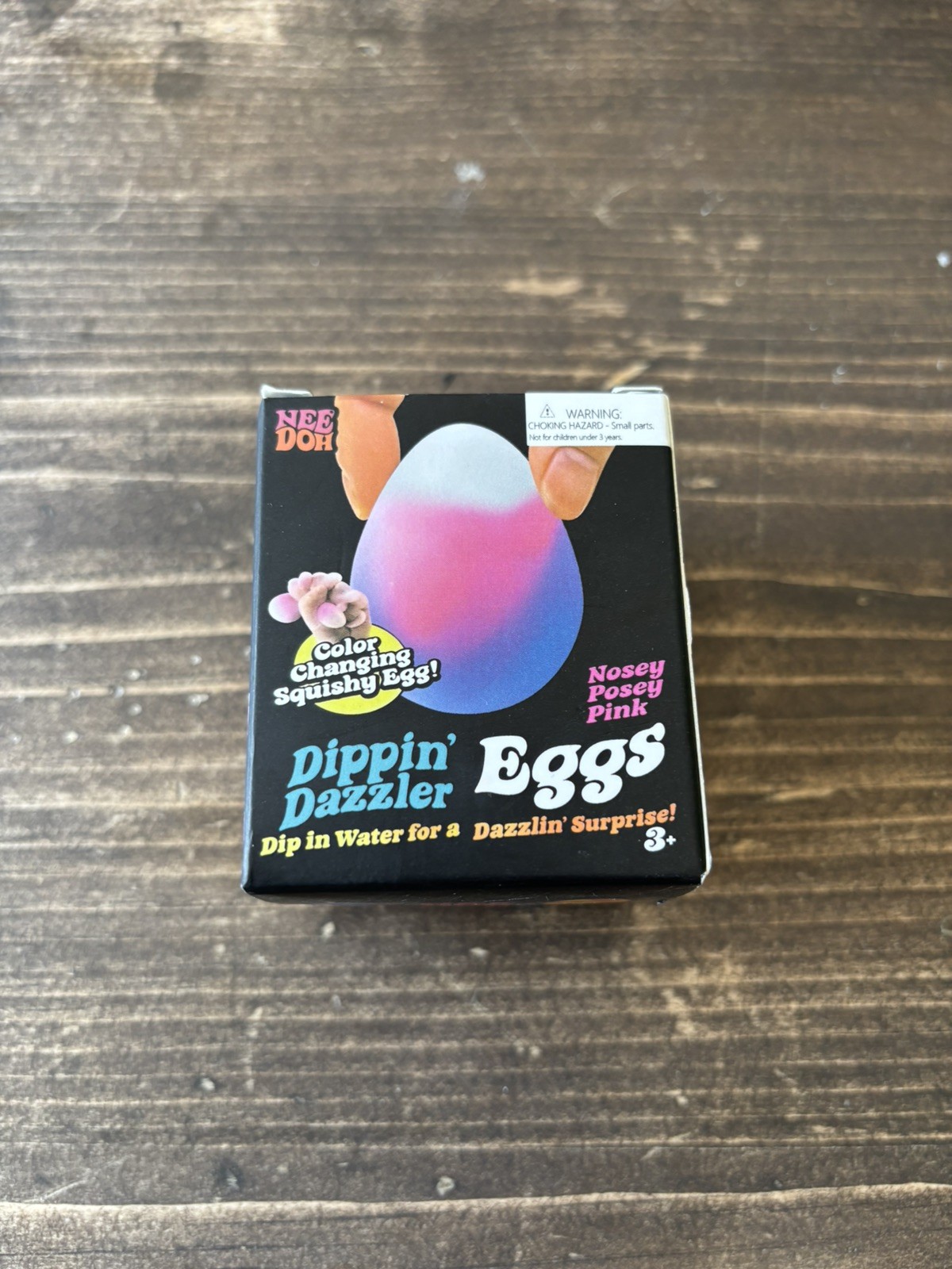 NeeDoh Dippin Dazzler Eggs Nosey Posey Pink Easter Changing Egg Viral TikTok New