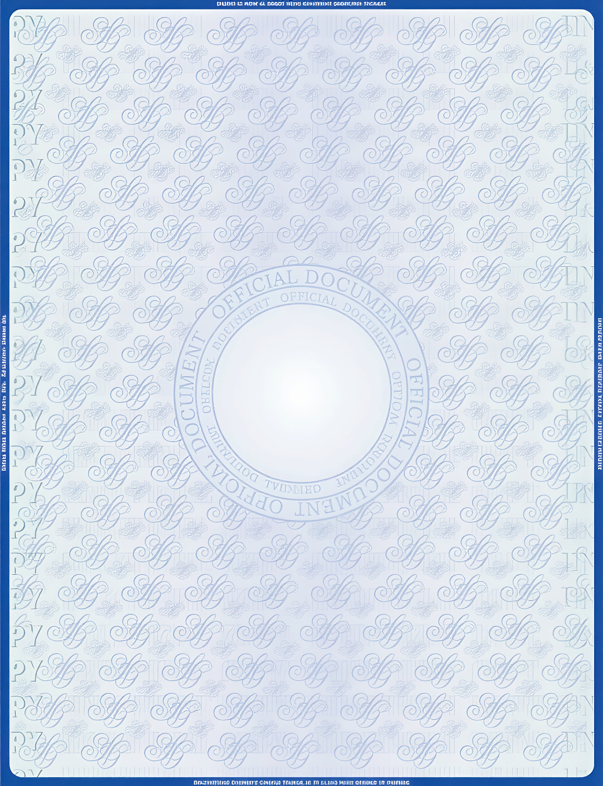 Official Document security paper 8.5\