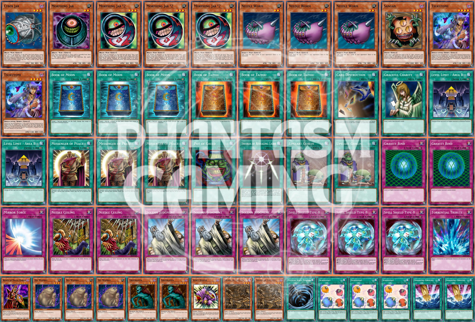 Empty Jar Deck Goat Needle Worm Morphing Tsukuyomi Solemn Yugioh
