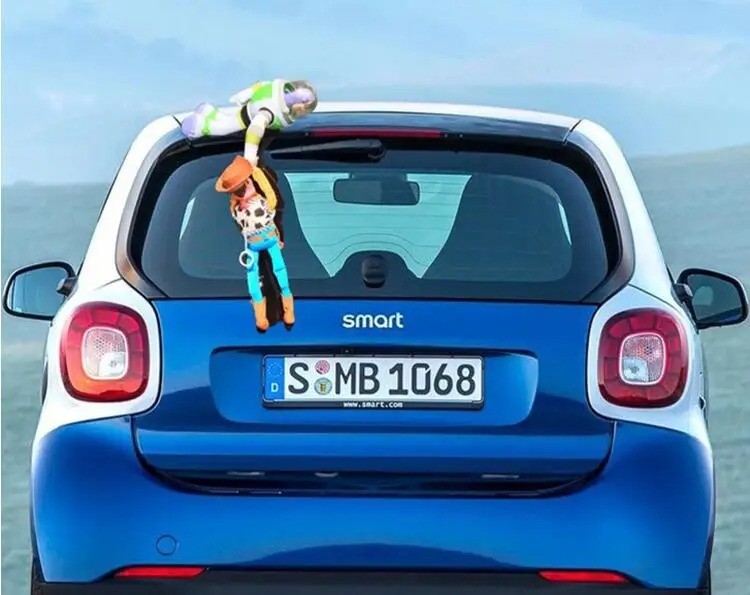 Toy Story pendant Buzz Lightyear Saves Sherif Woody Car Hanging Dolls Exterior Toy Story pendant Buzz Lightyear Saves Sherif Woody Car Hanging Dolls Exterior