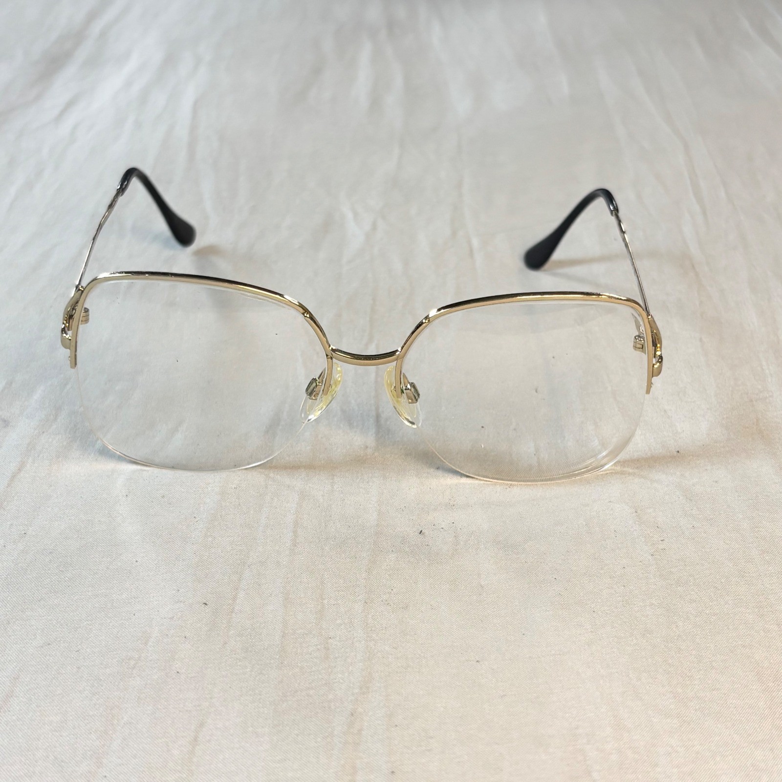 Vintage Luxottica Ceres butterfly eyeglasses * frames only Gold Metal Vintage Luxottica Ceres butterfly eyeglasses * frames only Gold Metal