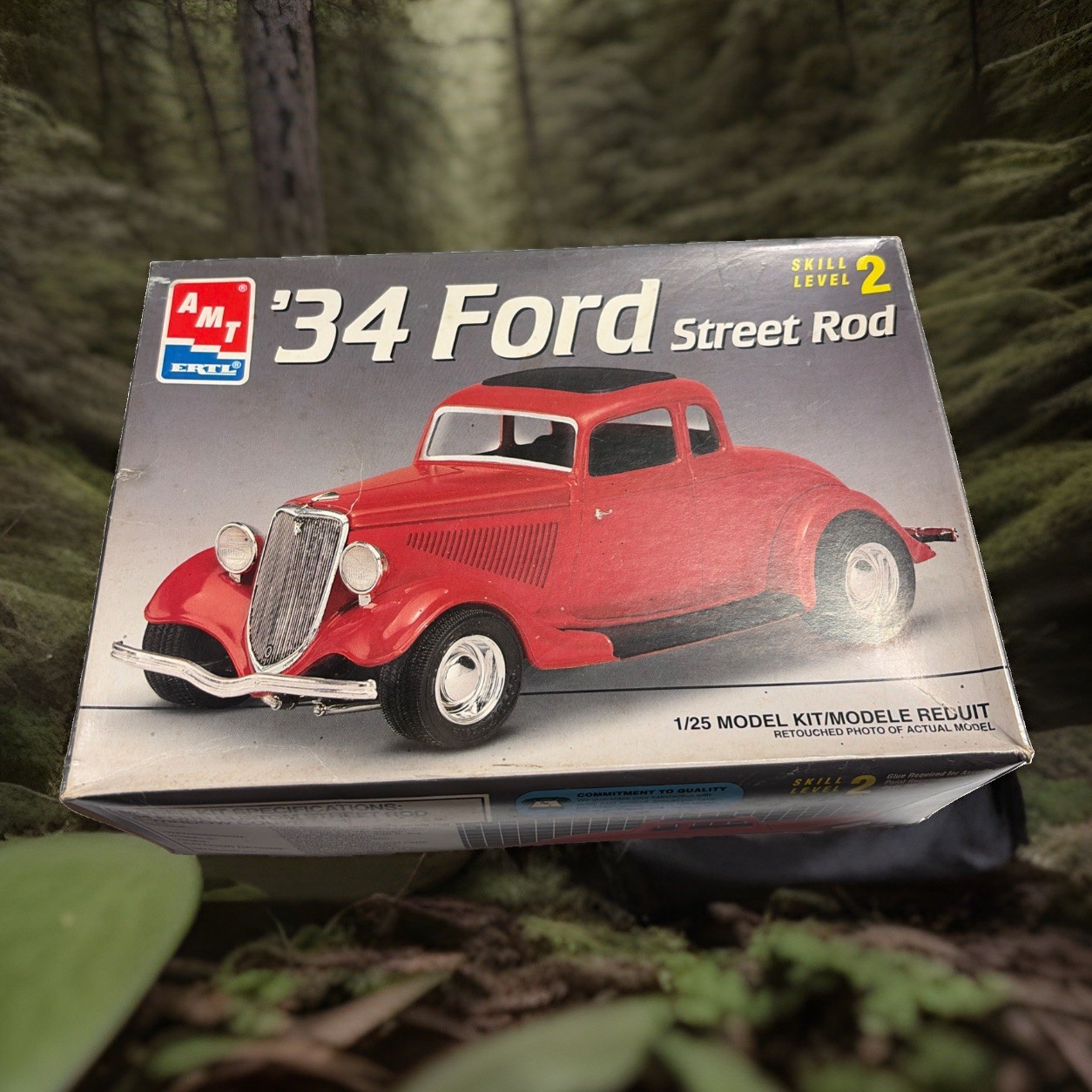 AMT/Ertl \'34 1934 Ford Street Rod 1:25 6686 Model Kit Unbuilt Open Box Complete AMT/Ertl \'34 1934 Ford Street Rod 1:25 6686 Model Kit Unbuilt Open Box Complete