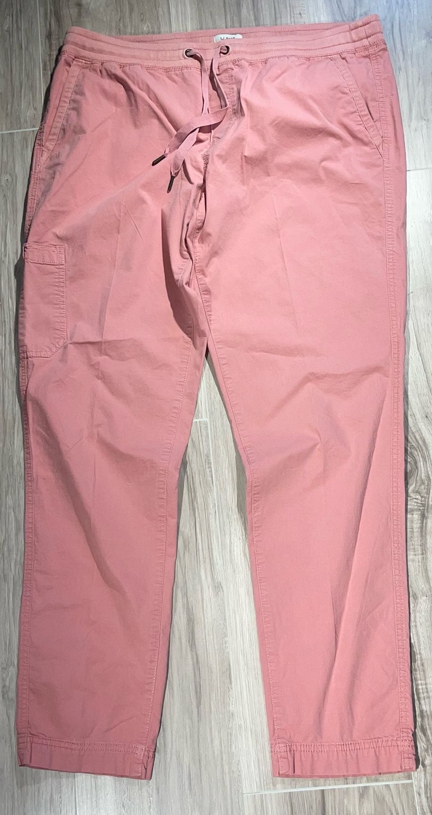 L.L. Bean Cargo Pants Size L Reg Pink Drawstring Utility L.L. Bean Cargo Pants Size L Reg Pink Drawstring Utility