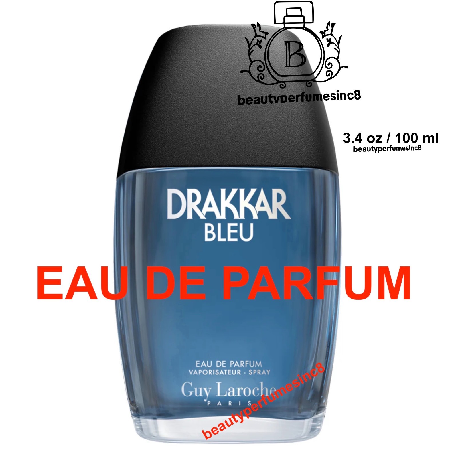 DRAKKAR BLEU by Guy Laroche For Men 3.4 oz 100 ml Eau De Parfum Spray DRAKKAR BLEU by Guy Laroche For Men 3.4 oz 100 ml Eau De Parfum Spray