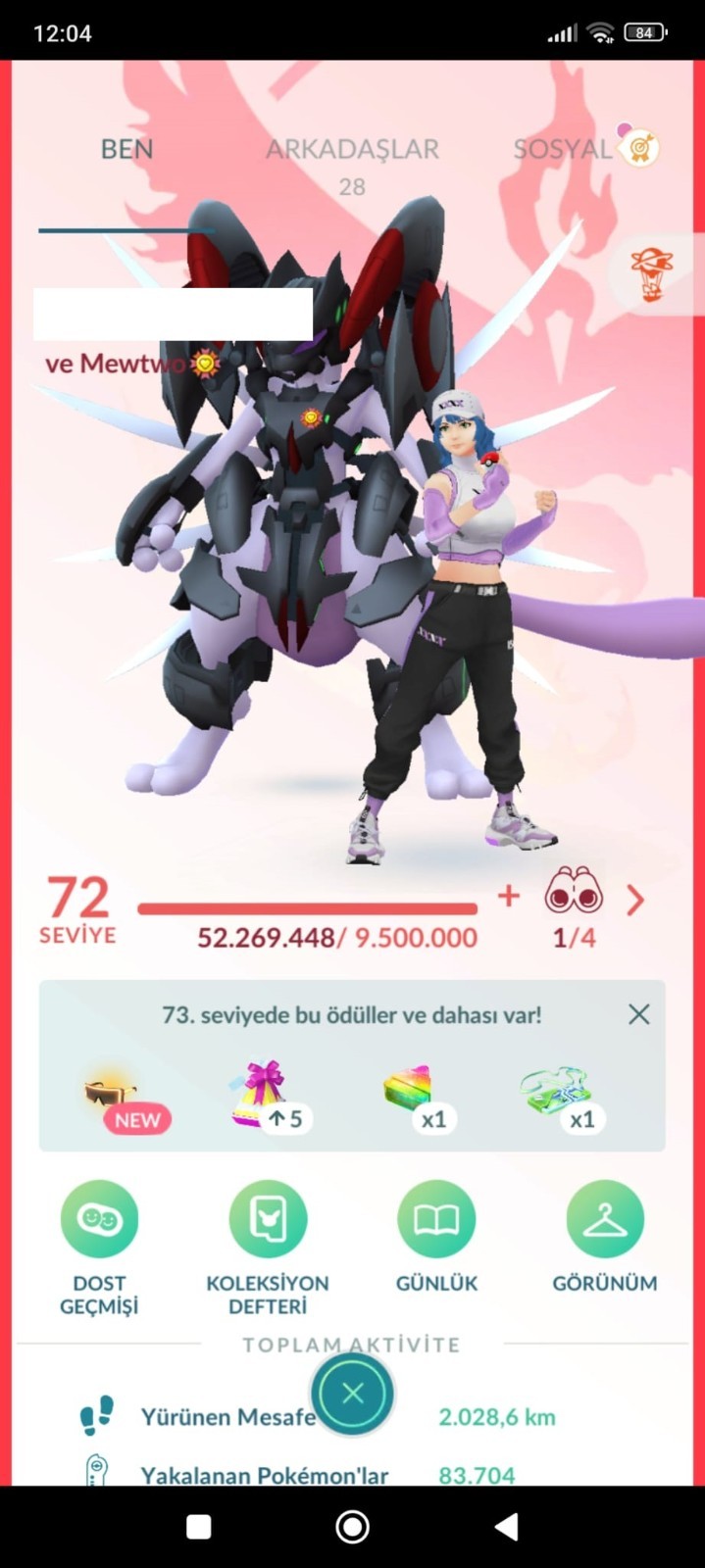 Pokémon Go Acc level 72 lvl - 2016