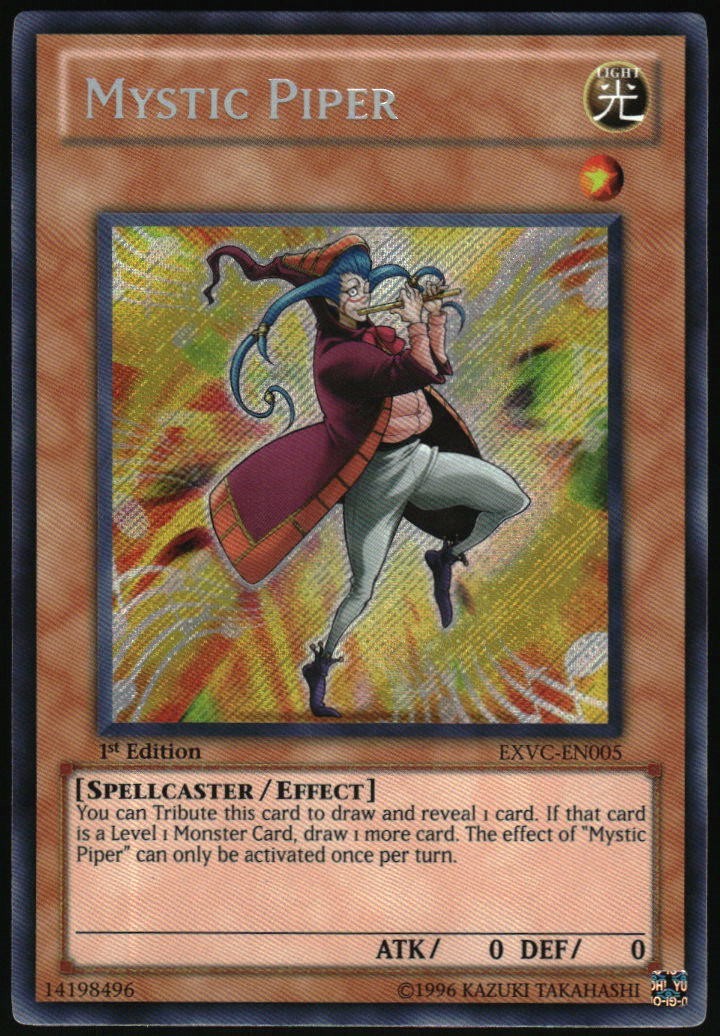 Yu-Gi-Oh - Mystic Piper 2011 EXVC-EN005 Secret Rare 1st Edition