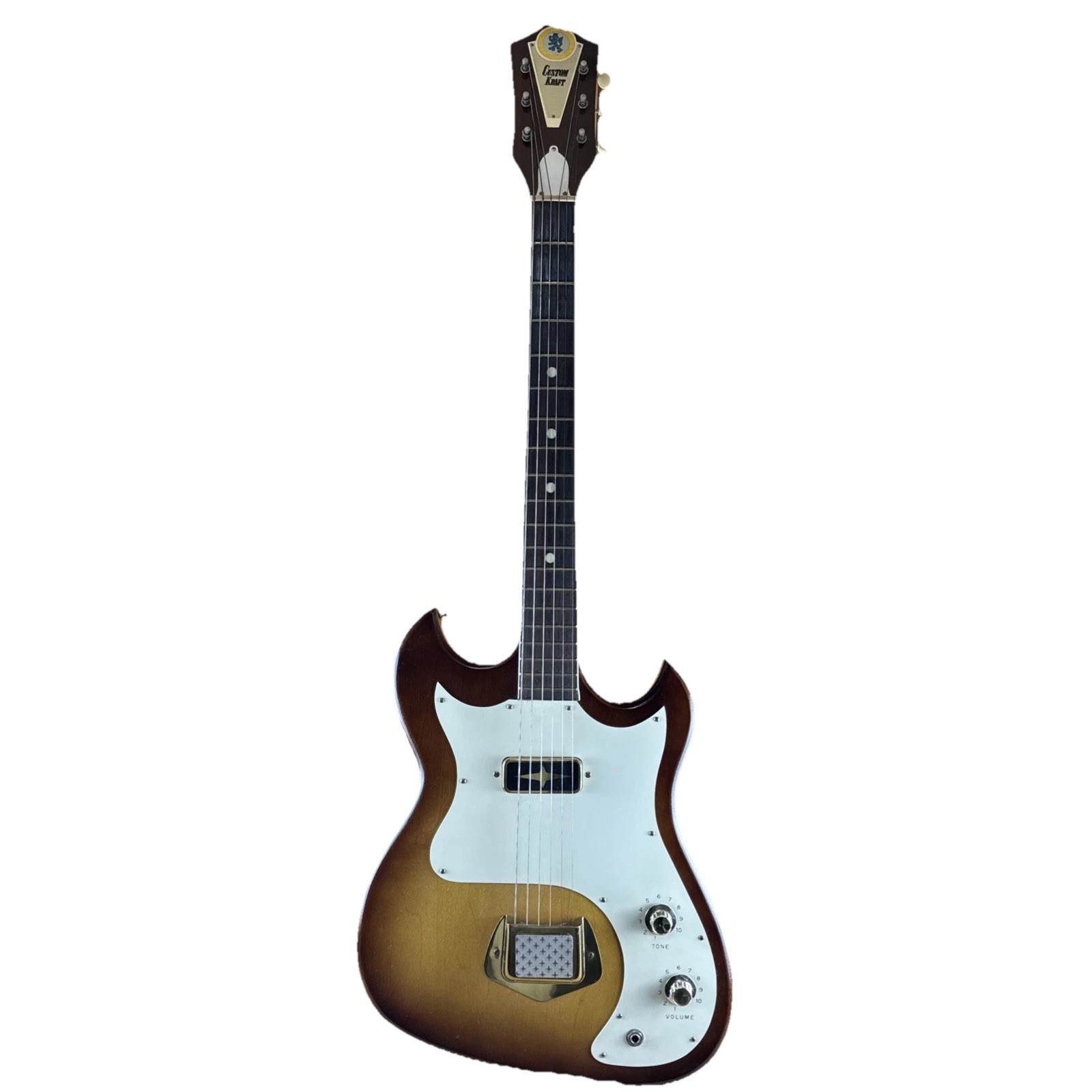 Vintage 60s Kay Custom Kraft Ambassador Sun Burst Electric Guitar w/case Vintage 60s Kay Custom Kraft Ambassador Sun Burst Electric Guitar w/case