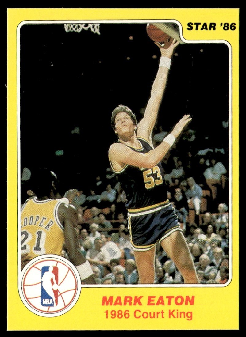 1986-87 Star \'86 Court Kings Mark Eaton Utah Jazz #11 1986-87 Star \'86 Court Kings Mark Eaton Utah Jazz #11
