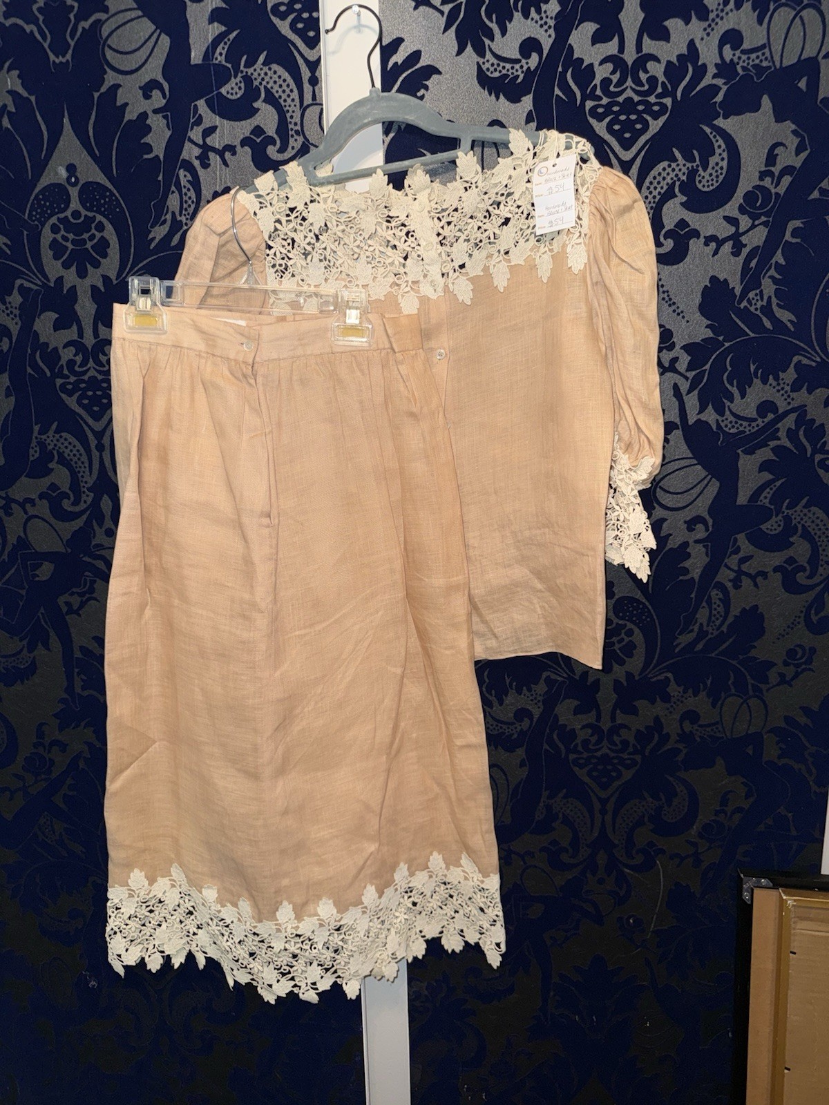 Handmade Vintage 2 Pc Skirt Set Large (19) Handmade Vintage 2 Pc Skirt Set Large (19)