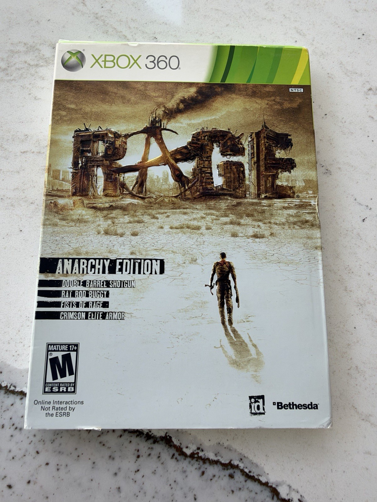 Rage -- Anarchy Edition (Microsoft Xbox 360, 2011) Partially Sealed Rage -- Anarchy Edition (Microsoft Xbox 360, 2011) Partially Sealed