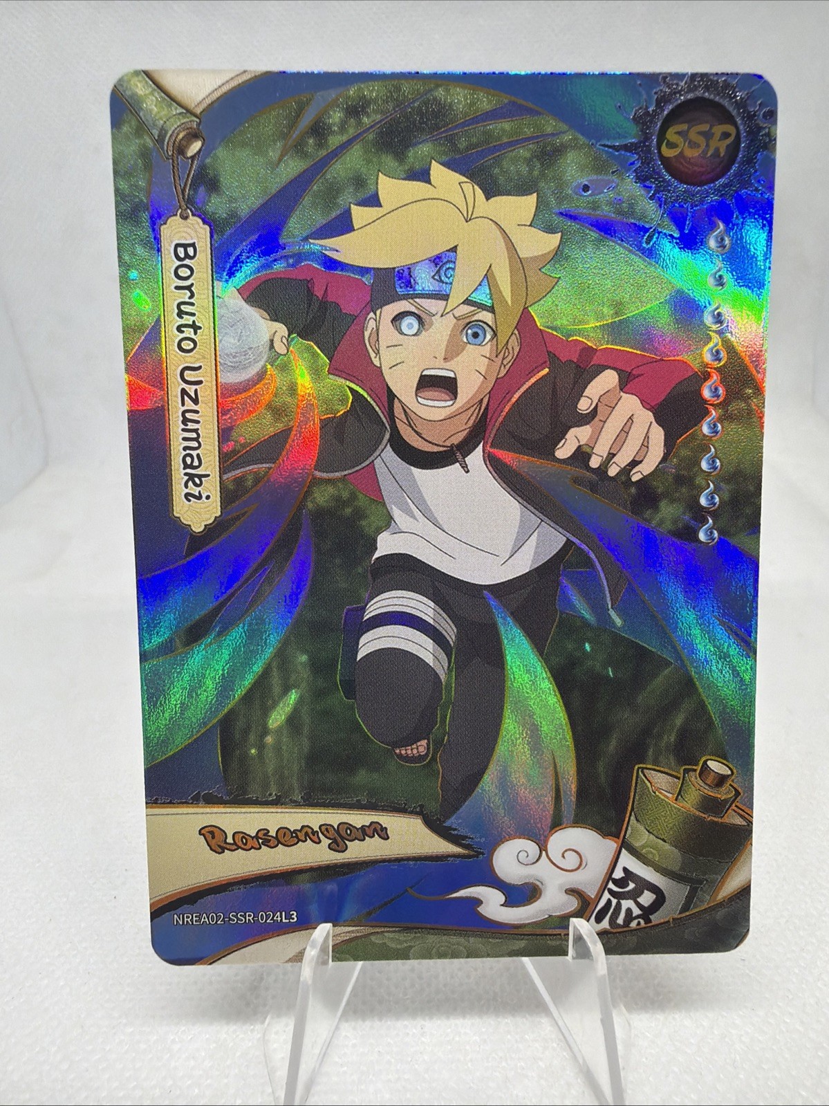 Boruto Uzumaki SSR Holo Foil - Naruto Next Generation - Unplayed NM - 024L3 Boruto Uzumaki SSR Holo Foil - Naruto Next Generation - Unplayed NM - 024L3