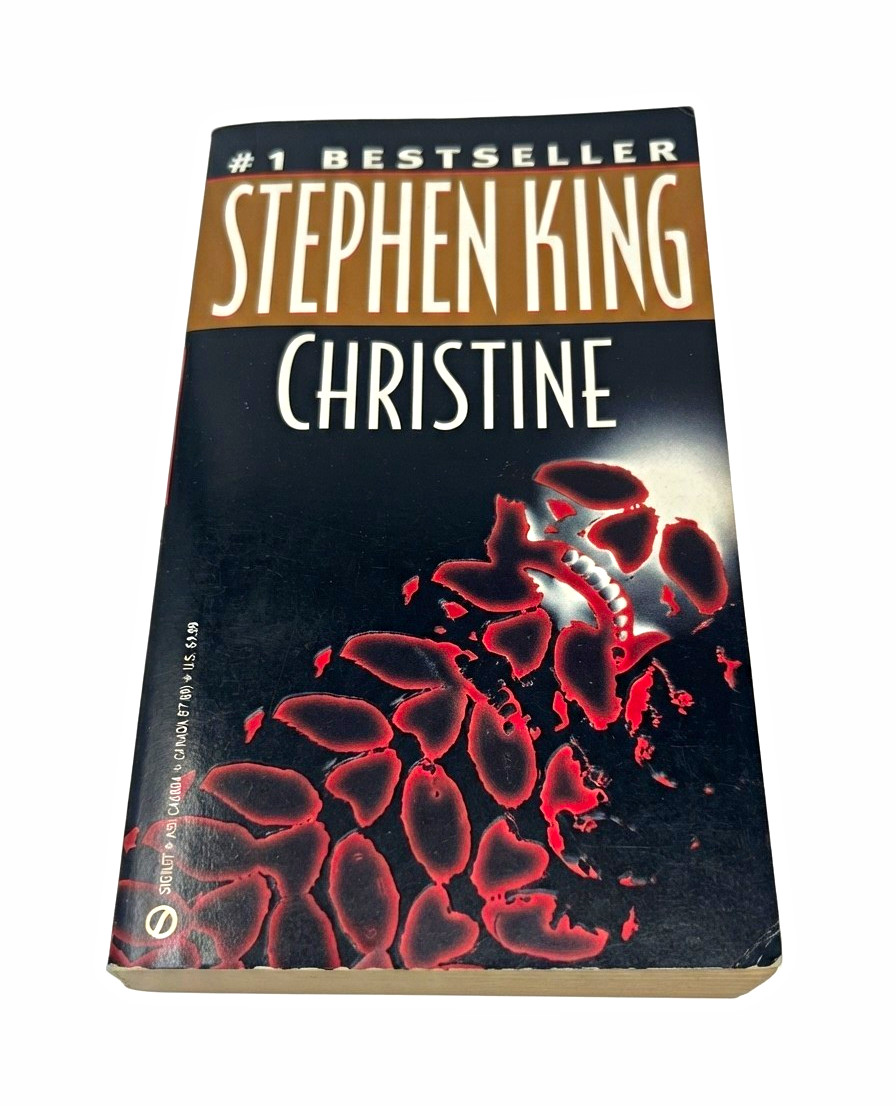 christine stephen king paperback signet english fiction horror adults