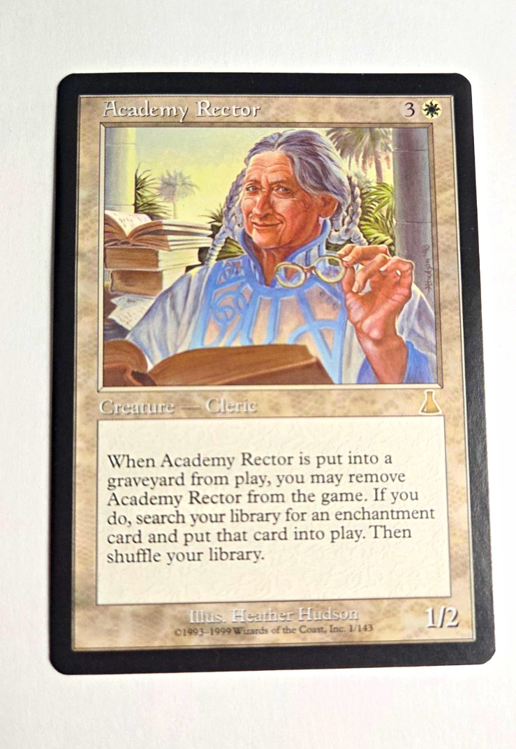 Wizards of the Coast MTG Academy Rector Urza\'s Destiny #1/143 Rare 1999 Wizards of the Coast MTG Academy Rector Urza\'s Destiny #1/143 Rare 1999