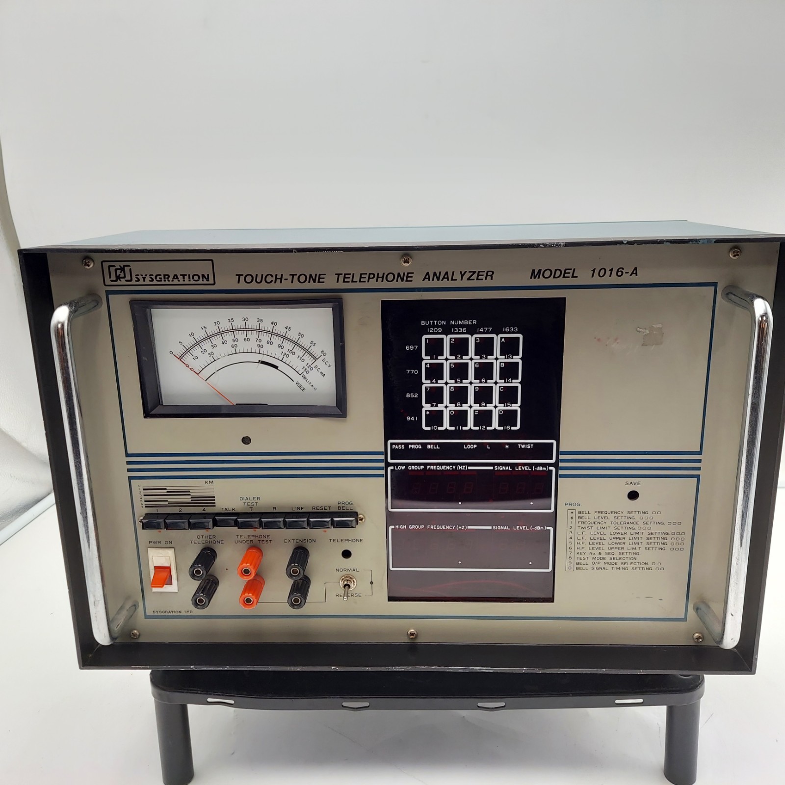 Sysgration 1016-A Tone Pulse Switchable Telephone Analyzer