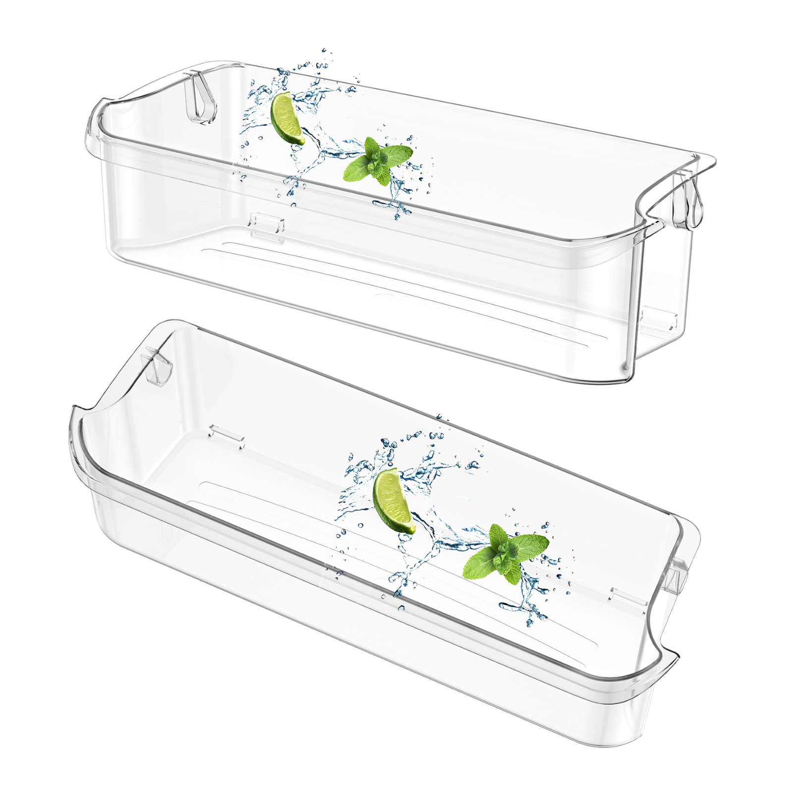 [2 Pack]Upgraded 241505301 Refrigerator Door Bin Shelf