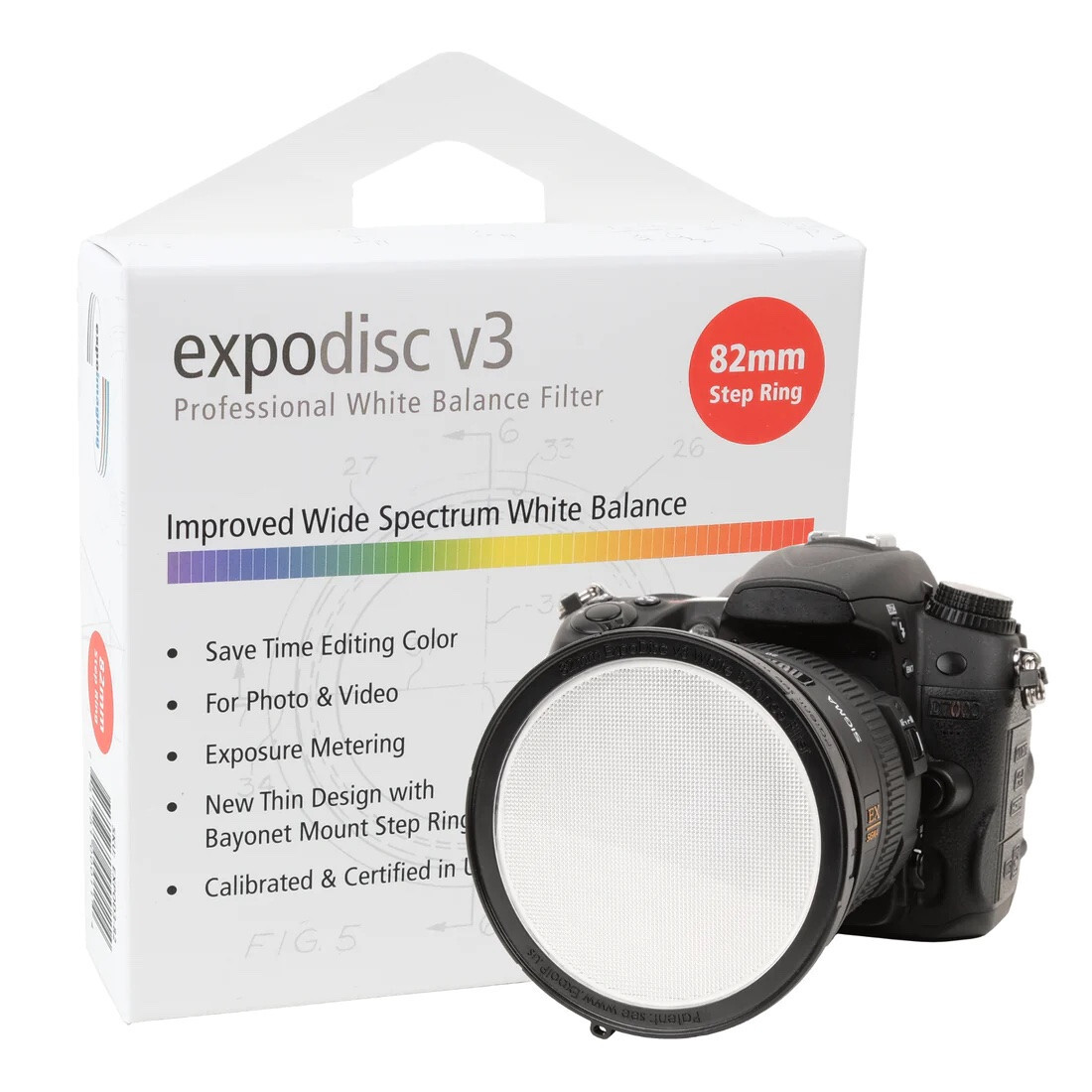 82mm ExpoDisc v3 Professional White Balance Filter