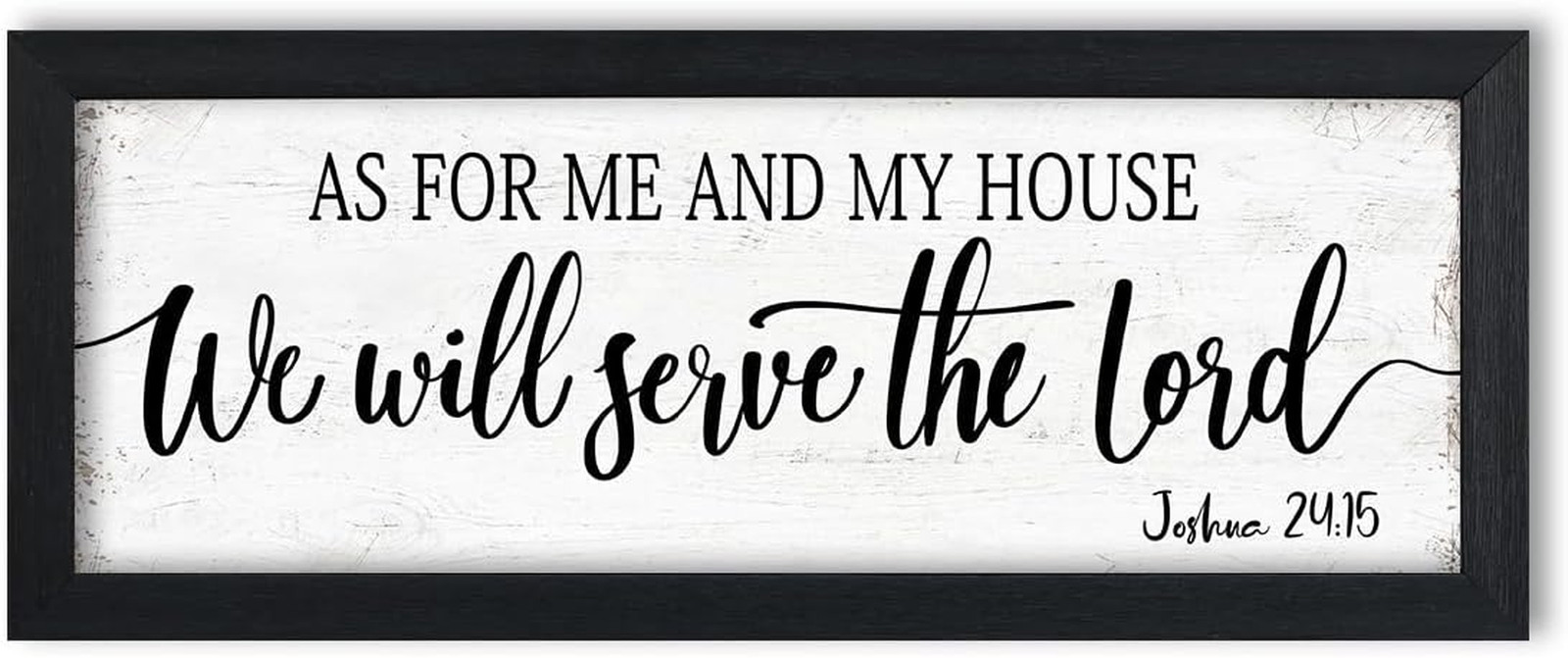 As for Me and My House We Will Serve the Lord Sign 6\