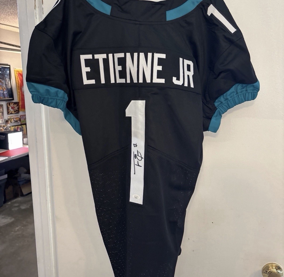 Travis Etienne Signed Black Pro-Style Football Jersey JSA Authenticated Travis Etienne Signed Black Pro-Style Football Jersey JSA Authenticated